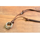 100% Genuine Leather Men Necklaces