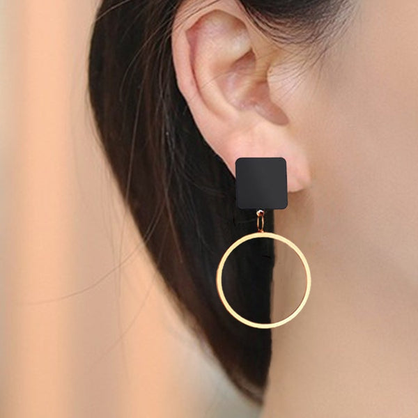 Geometric Stud Earrings For Women
