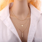 Vintage Necklace For Women Silver Color