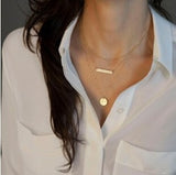 Vintage Necklace For Women Silver Color